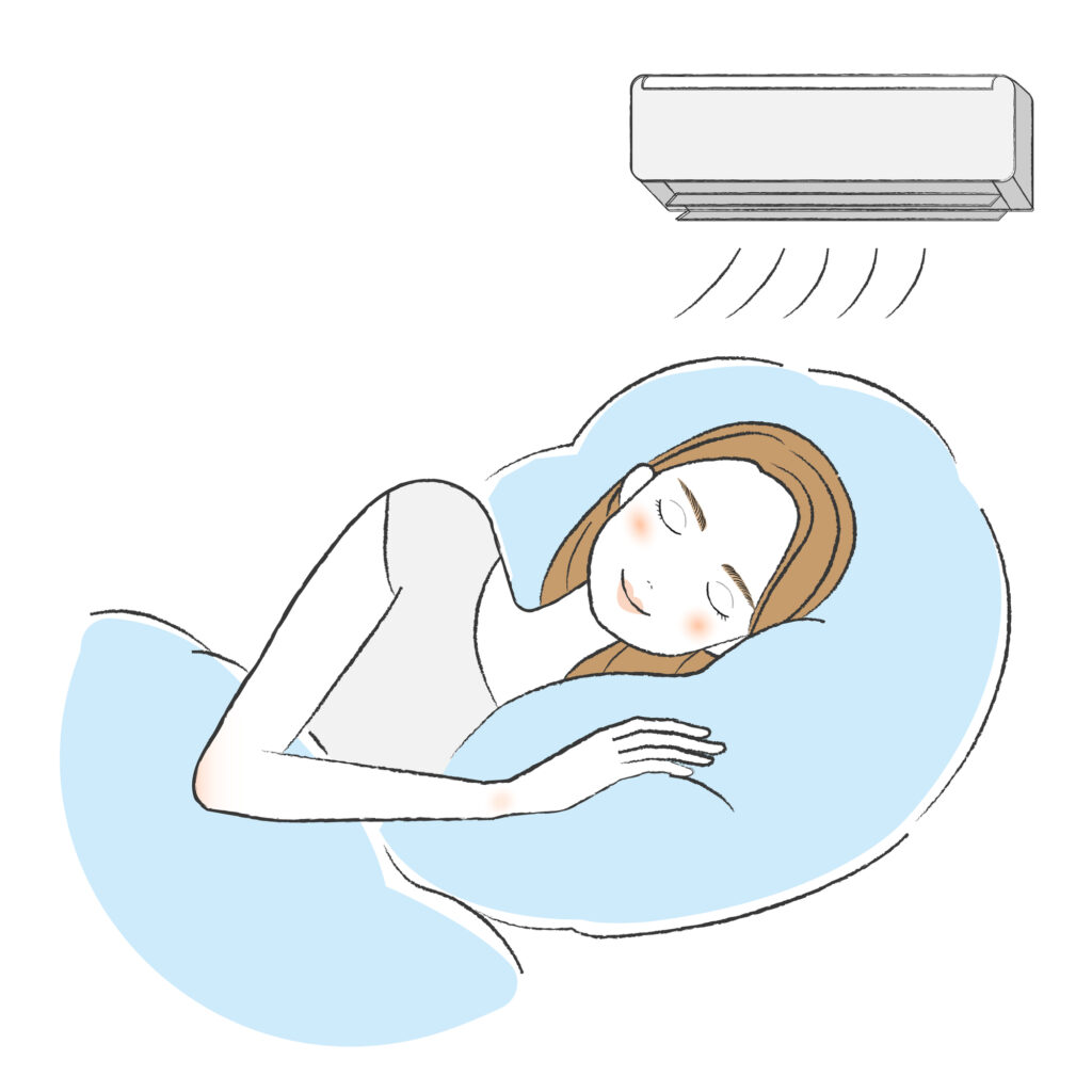 夏の冷え性はふとんで解決！エアコン冷えから守る快眠術