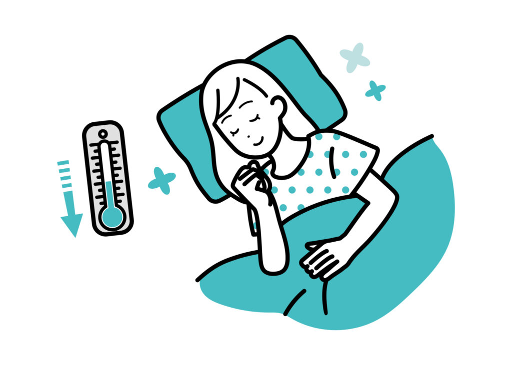 夏の寝室、何度に設定していますか?最新研究が示す「24℃未満」の重要性と寝具の役割